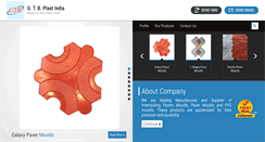 Desktop Screenshot of gtbplastindia.com